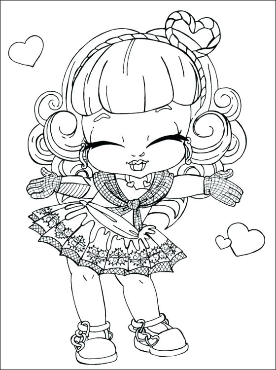 560x750 Monster High Pets Coloring Pages Baby Monster High Coloring Pages