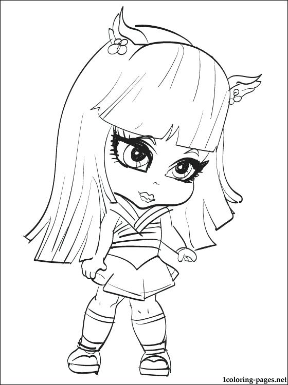 560x750 Monster High Pets Coloring Pages Monster High Doll This Coloring