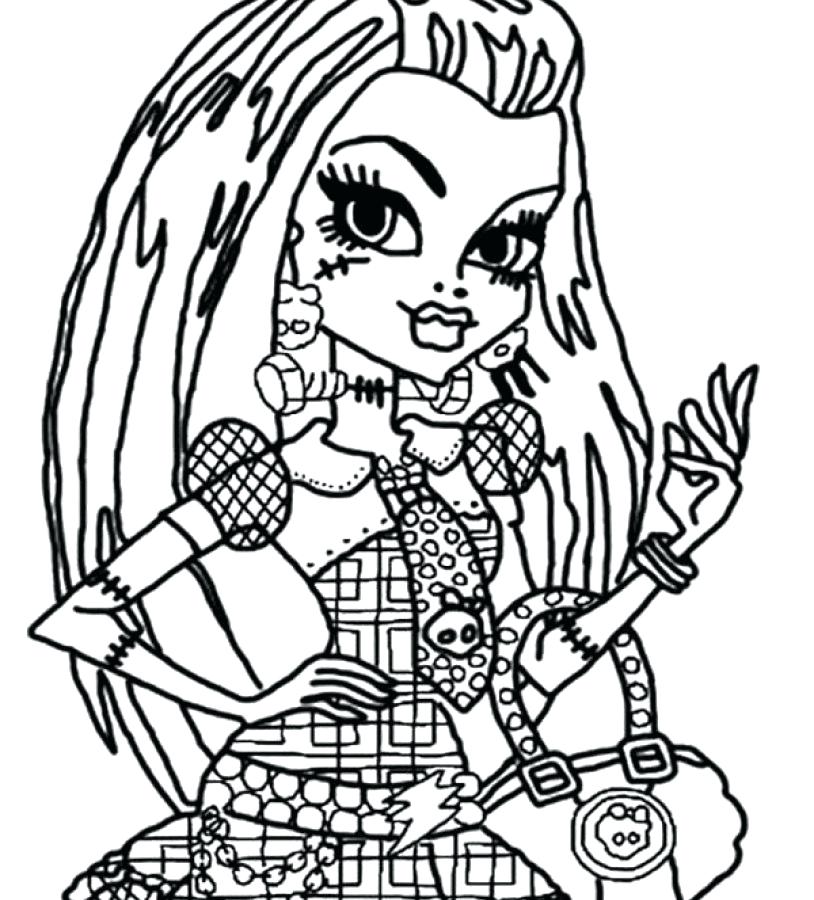 814x900 Monster High Pets Coloring Pages Stein Monster High Coloring Pages