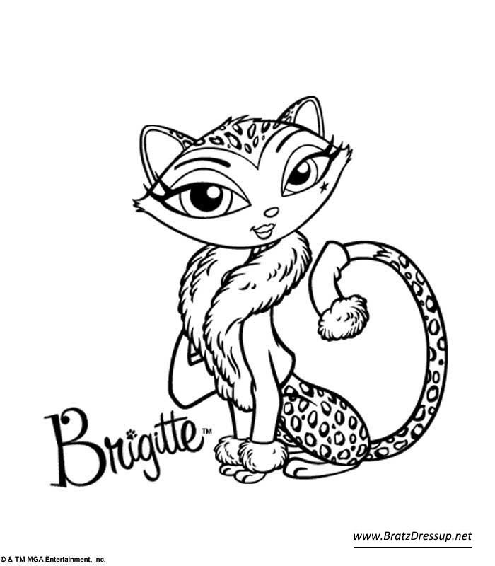 700x800 Monster High Pets Colouring Pages