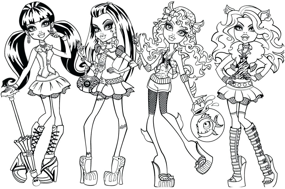 1200x795 Monster High Printable Coloring Pages Best Of Coloring Page Baby