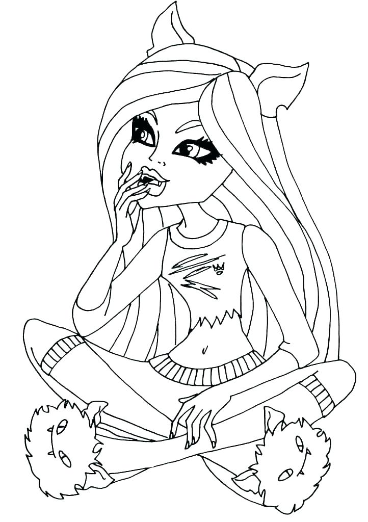 722x1024 Free Coloring Pages Monster High Monster High Printable Coloring