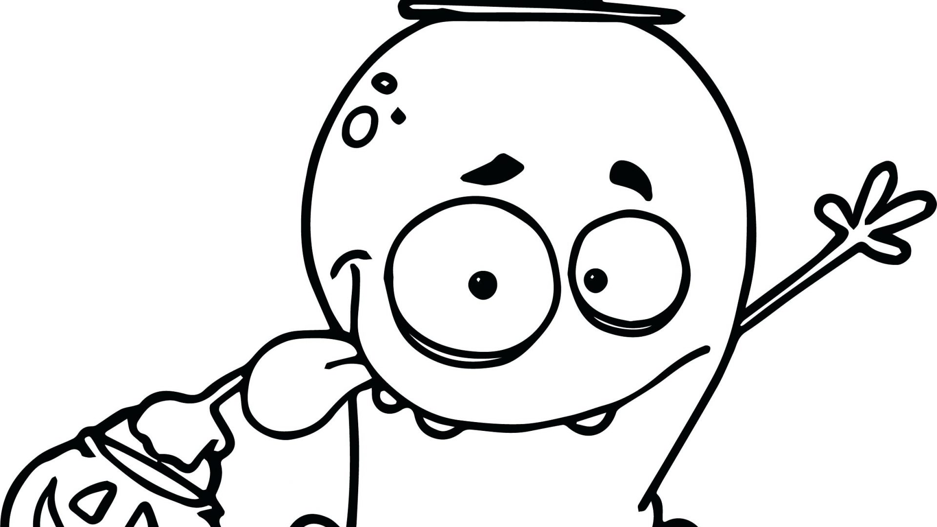 1920x1080 Coloring For Kids Monster Costume Pages General Book