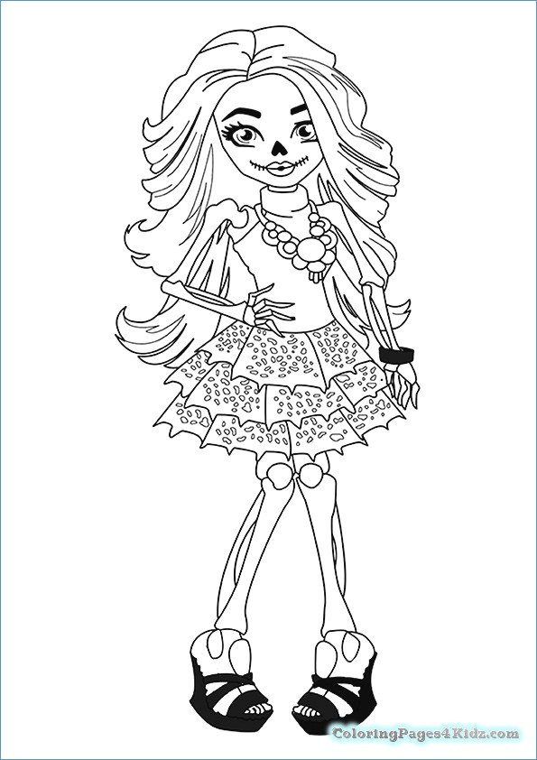 595x842 Holt Hyde Little Boy Monster High Coloring Page