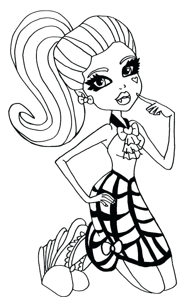 618x983 Monster High Coloring Pages Draculaura
