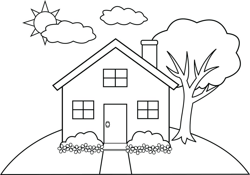 1024x718 Monster House Colouring Pictures Kids Coloring Coloring Pages