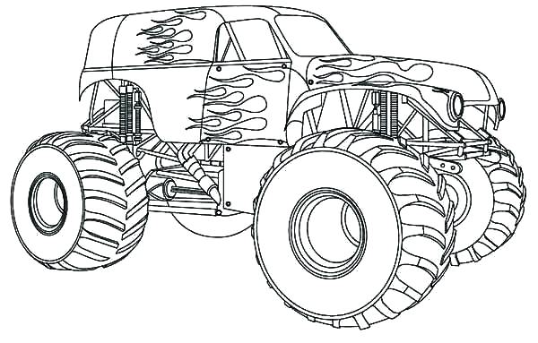 Monster Jam Coloring Pages at GetDrawings | Free download