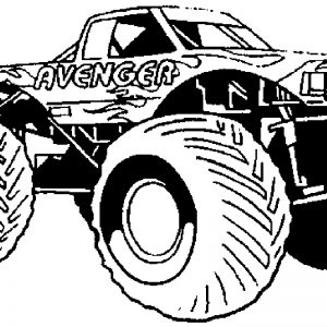 300x300 Coloring Pages Monster Trucks Grave Digger New Coloring Pages