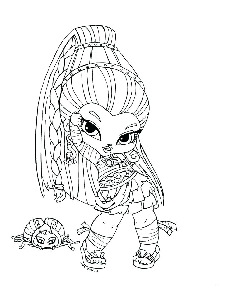 736x941 Monster High Coloring Pages Free