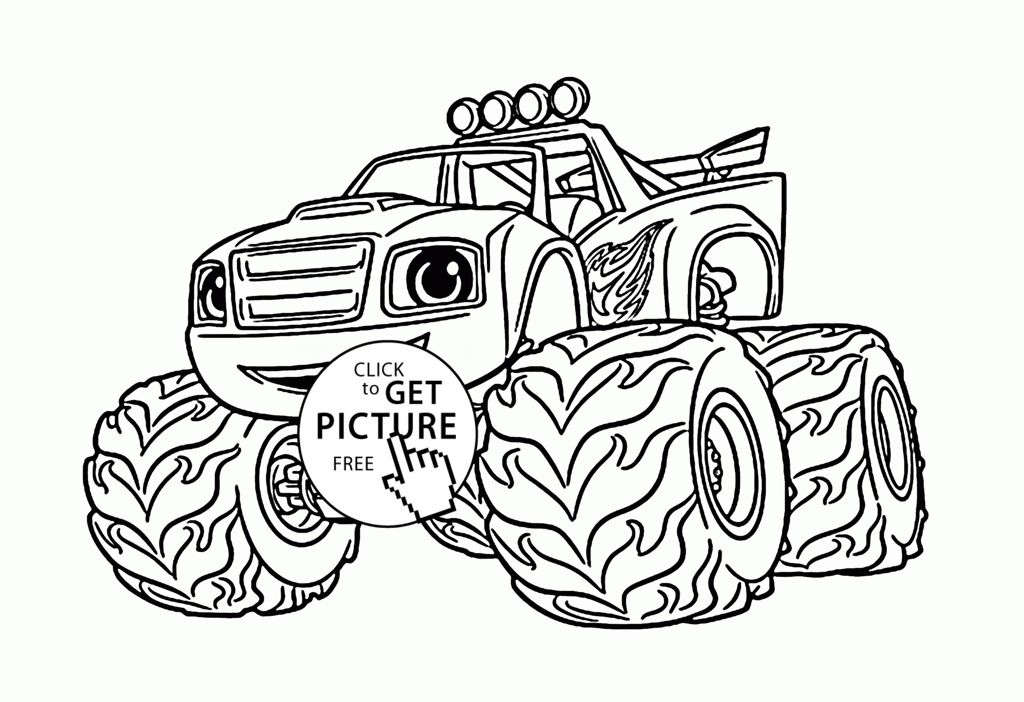 Blaze Monster Machine Coloring Pages at GetDrawings | Free download