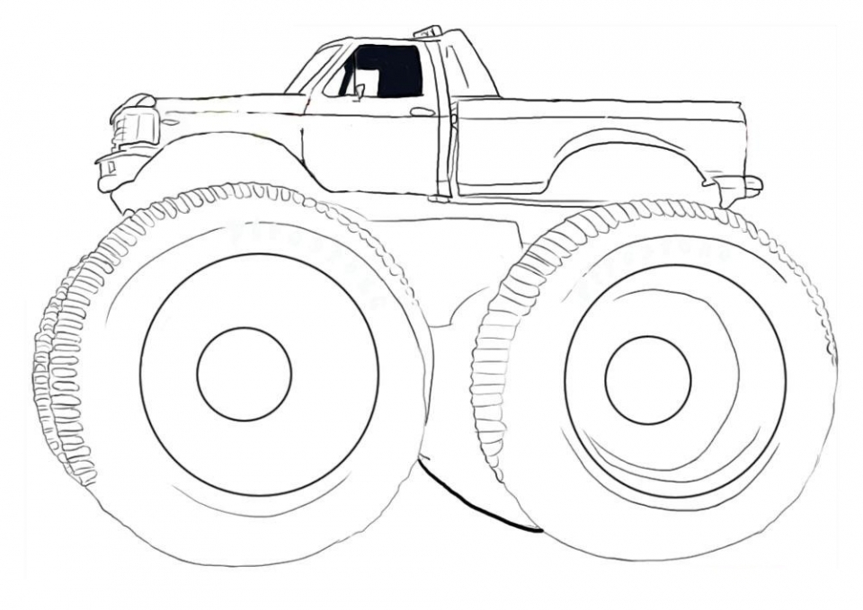960x679 Get This Monster Truck Coloring Pages Free Printable !