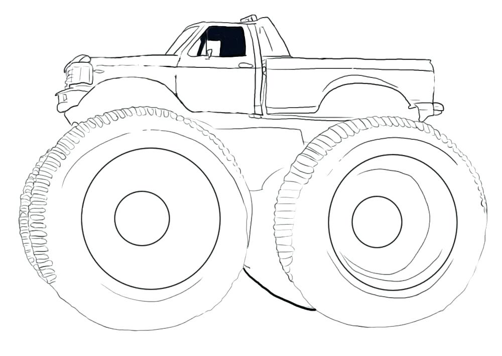 1000x708 Monster Truck Coloring Pages Pdf And Coloring Pages Monster Truck