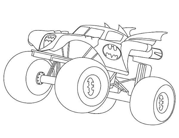 600x463 Monster Trucks Coloring Pages Printable Coloring Pages