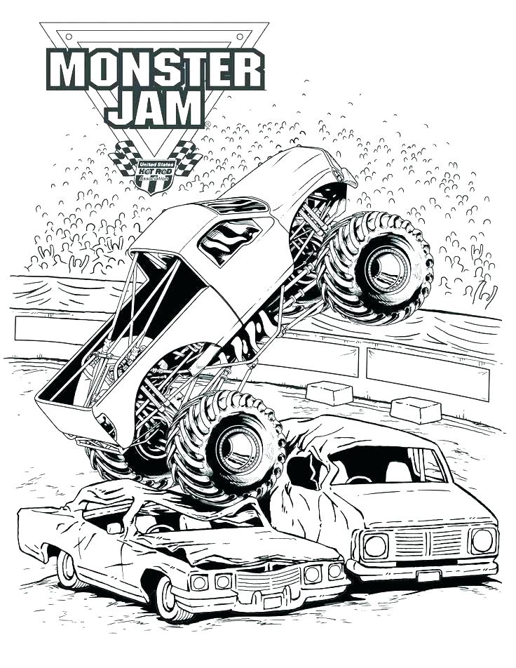 736x952 Free Printable Monster Truck Coloring Pages Truck Coloring Pages