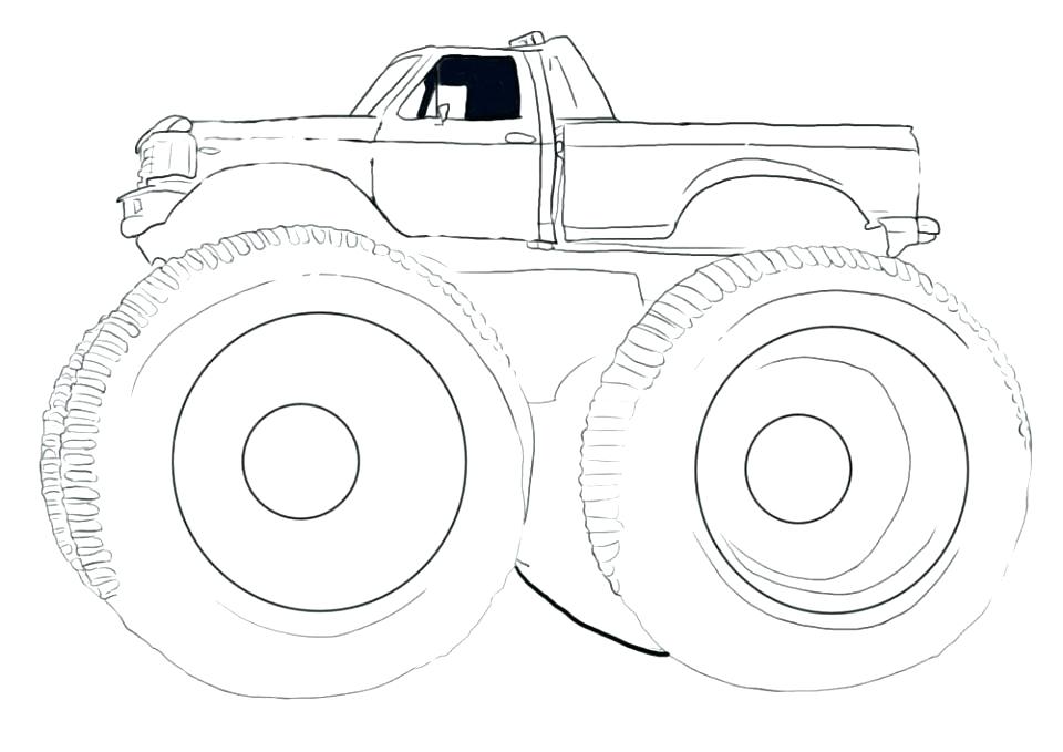 960x679 Batman Monster Truck Coloring Pages Monster Truck Coloring Pages