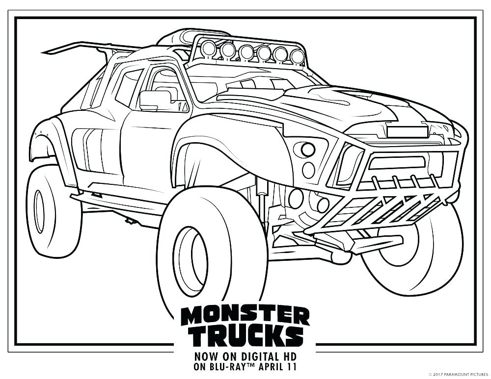 1000x773 Monster Trucks Coloring Pages Grave Digger Coloring Page This Is