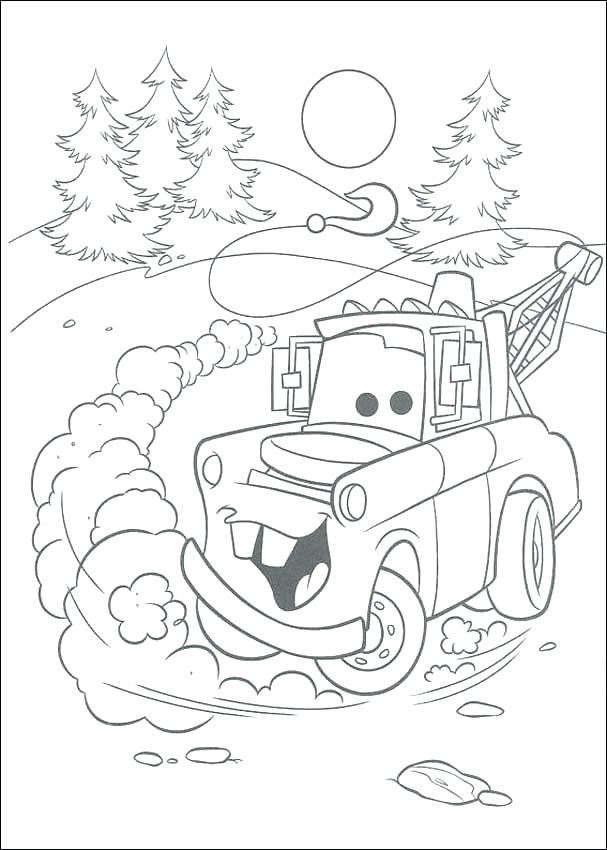 607x850 Grave Digger Coloring Page