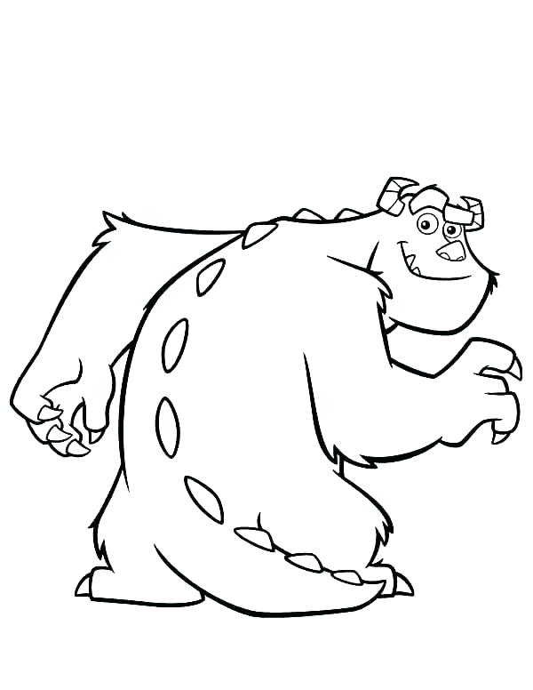 600x776 Color Pages Boo Monster Inc Coloring Monsters Book Online Bo