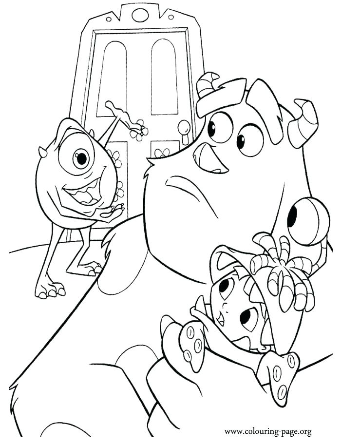 700x915 Monsters Inc Coloring Page Monster Inc Coloring Pages Coloring