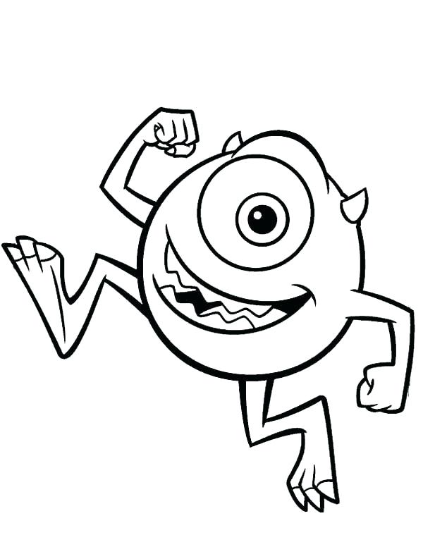 Monsters Inc Coloring Pages Mike at GetDrawings | Free download