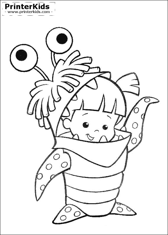 567x794 Monsters Inc Boo Coloring Pages, Monsters Inc Coloring Pages