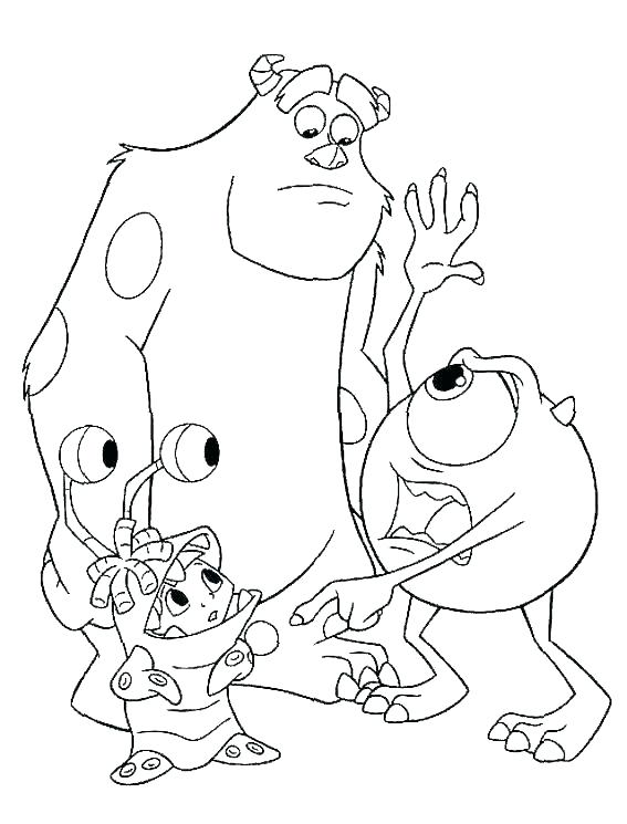 567x745 Monsters Inc Coloring Pages Monsters Inc Coloring Pages P