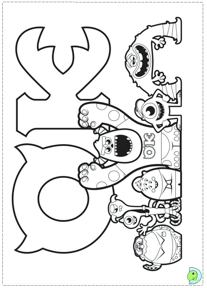 691x960 Monster University Coloring Pages Monster Inc Coloring Pages