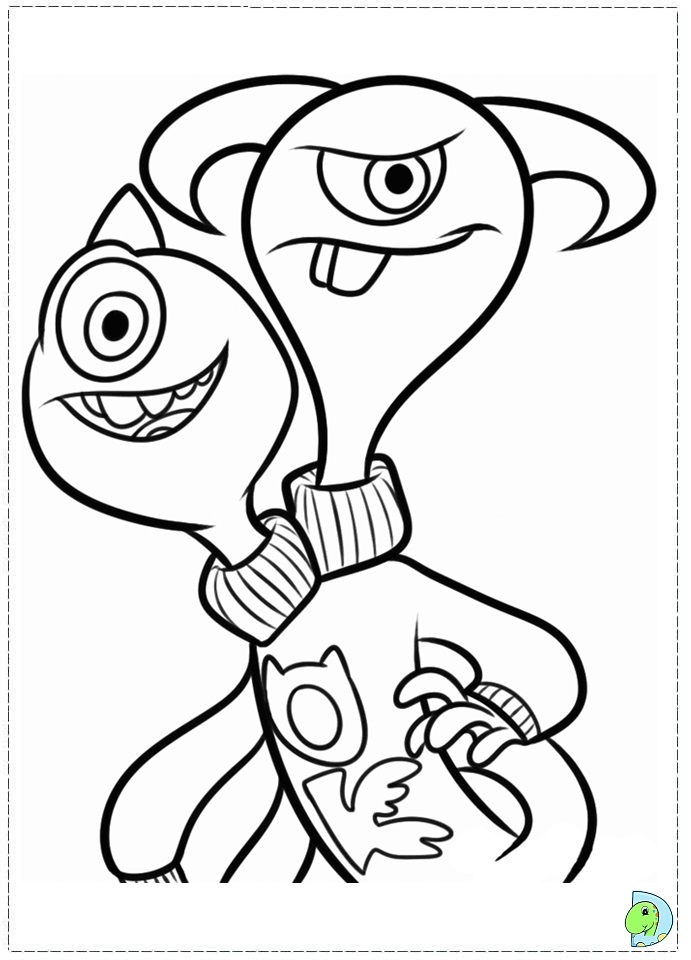 Monsters University Characters Coloring Pages at GetDrawings | Free ...