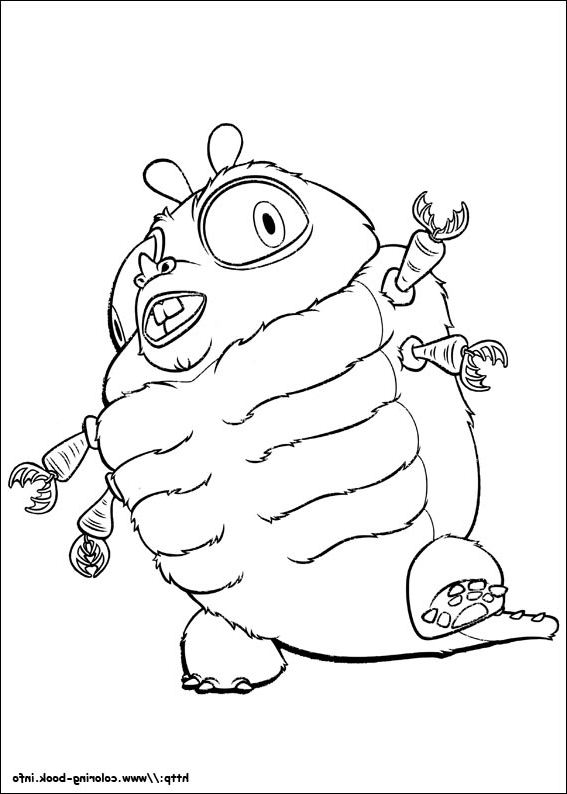 567x794 The Best Monsters Vs Aliens Coloring Pages