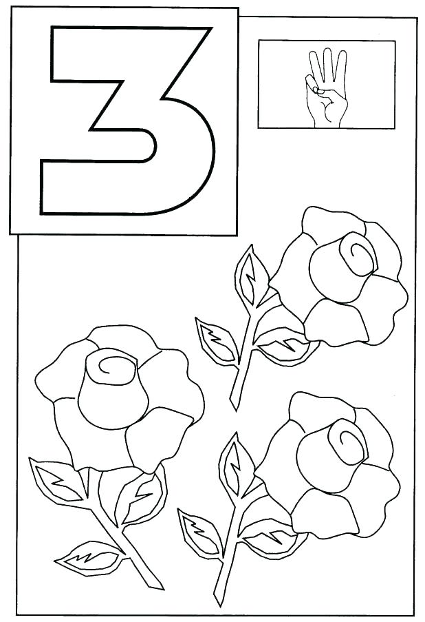 618x903 Number Coloring Pages Printable