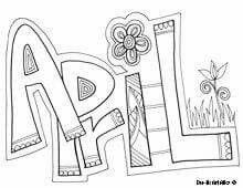 220x170 Months Of The Year Coloring Pages Education Pre School