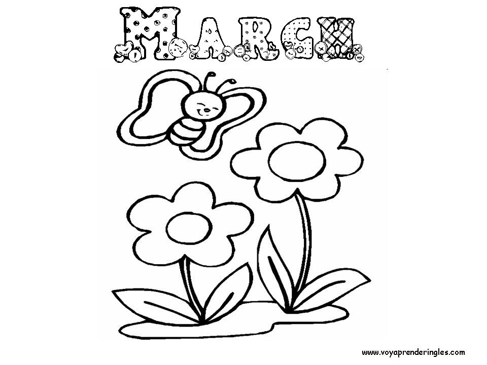960x720 Coloring Pages For March March Coloring Sheets Months Of The Year