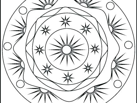 440x330 New Moon And Stars Coloring Pages For Sun And Moon Coloring Pages