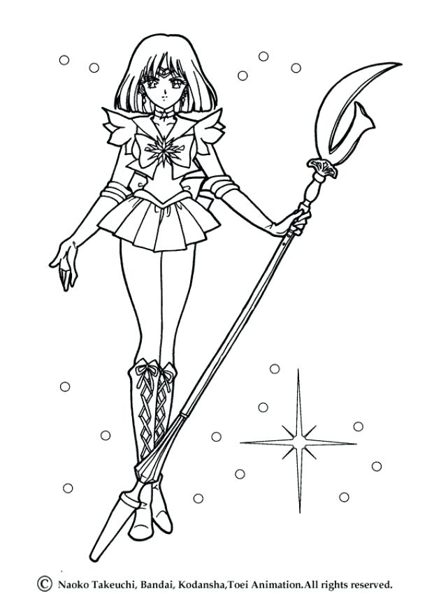631x850 Moon Coloring Pages Sailor Warriors Sailor In Her Original Uniform