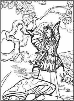 236x323 Moon Fairy Coloring Pages
