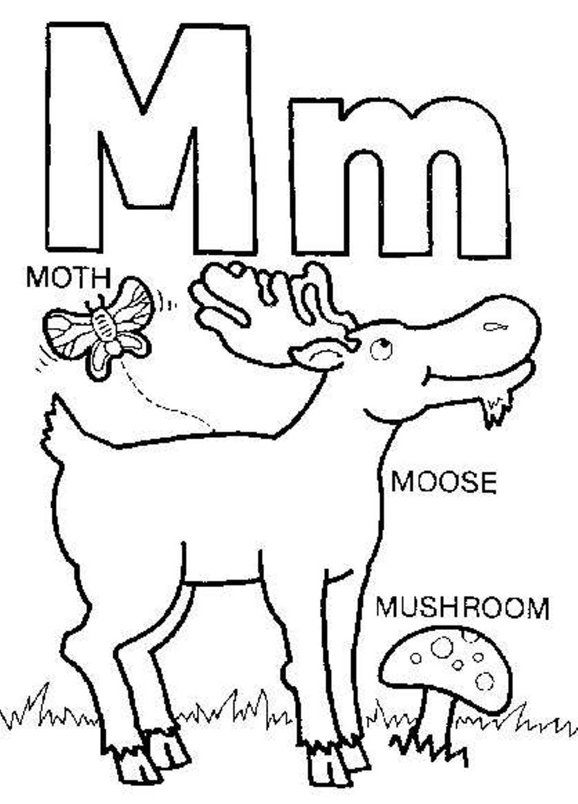 1166x1623 New Moose Coloring Page Collection Printable Coloring Sheet