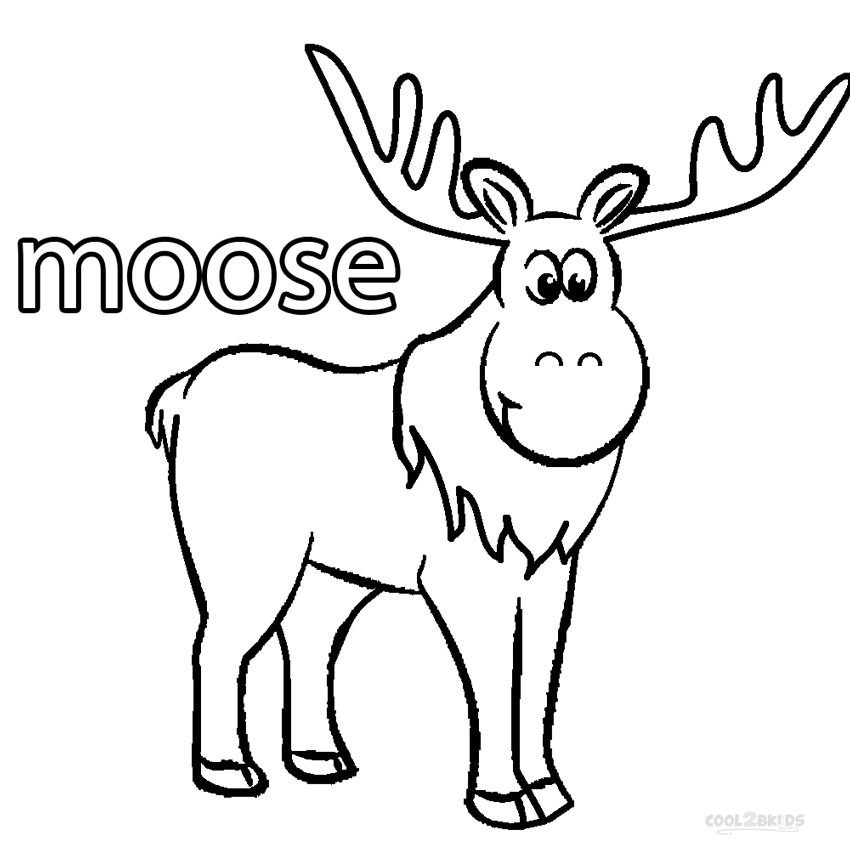 850x850 Moose Coloring Pages Printable Moose Coloring Pages For Kids