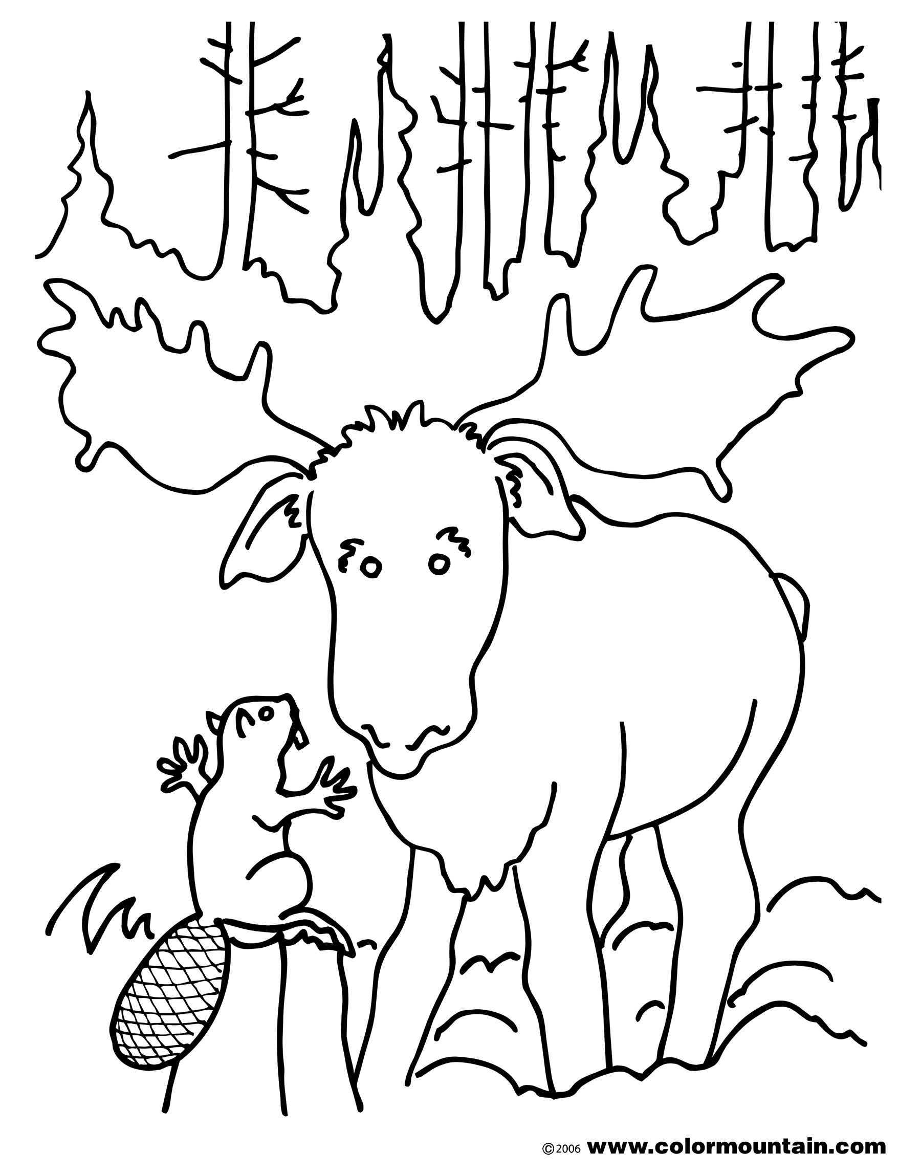1800x2294 New Moose Coloring Page Collection Printable Coloring Sheet