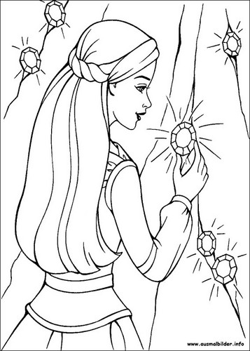357x500 Barbie And The Magic Of Pegasus Images Mop Coloring Page Hd