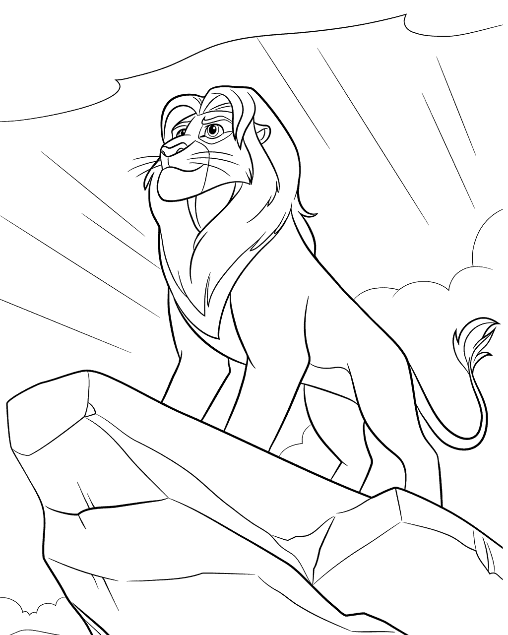 1024x1280 The Lion Guard Coloring Pages