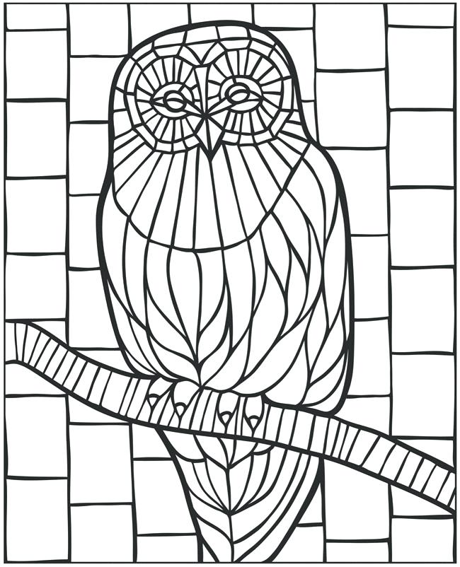 650x802 Mosaic Coloring Pages Welcome To Publications Mosaic Elephant
