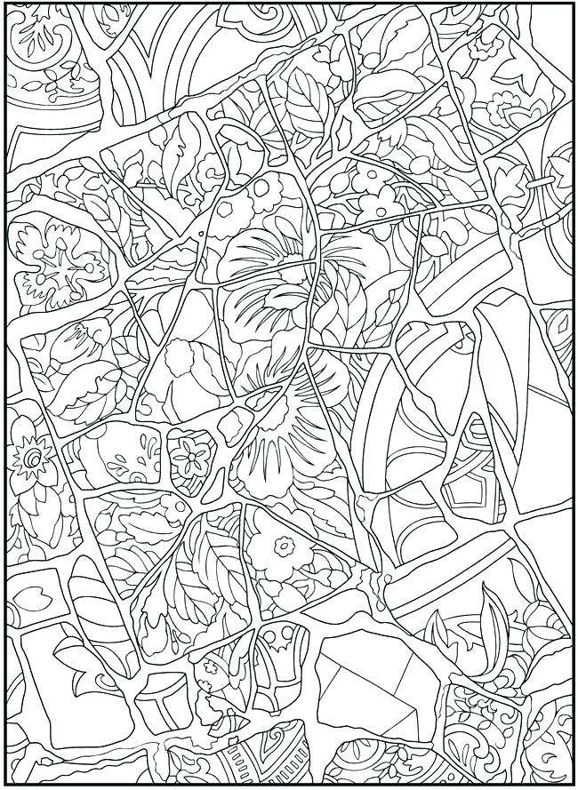 650x889 Coloring Free Printable Mosaic Coloring Pages Medallion Mandala