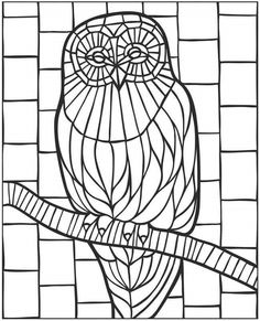 236x291 Animal Mosaic Coloring Pages Color Bros