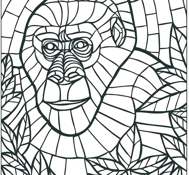 650x600 Free Mosaic Coloring Pages Printable Mosaic Coloring Pages