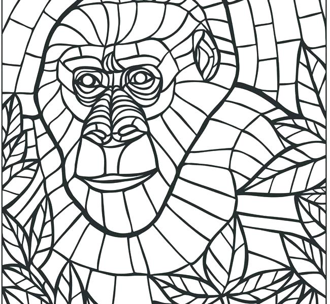 650x600 Printable Mosaic Coloring Pages Coloring Pages Mosaic Mosaic