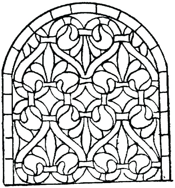600x644 Printable Mosaic Coloring Pages For Adults Color