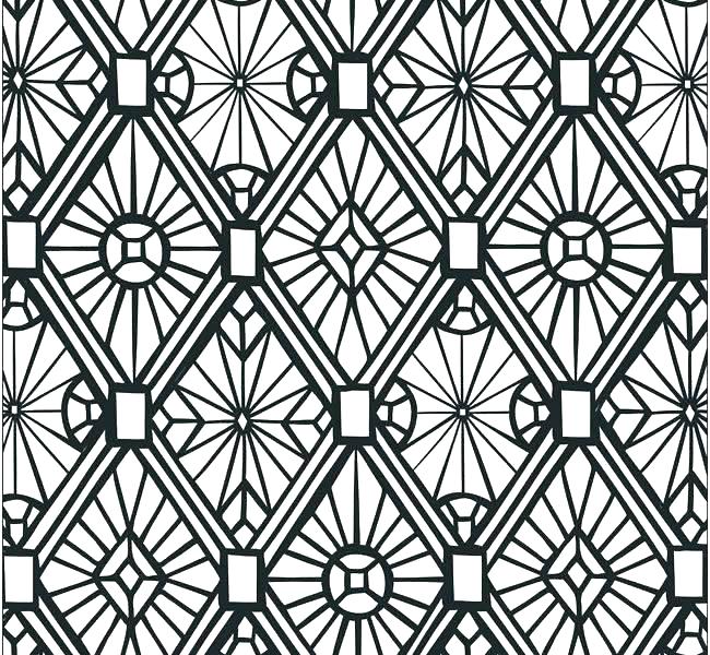 650x600 Free Printable Mosaic Coloring Pages For Adults Arts Culture