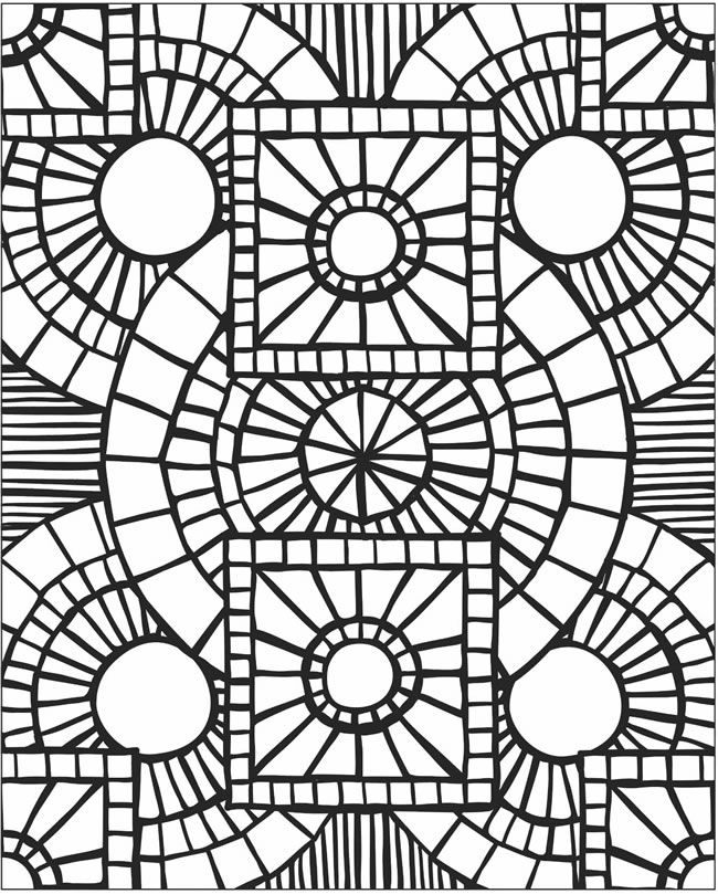650x809 Mosaic Coloring Pages Free Many Interesting Cliparts Roman Mosaic