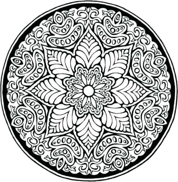 618x630 Printable Mosaic Coloring Pages Printable Mosaic Coloring Pages