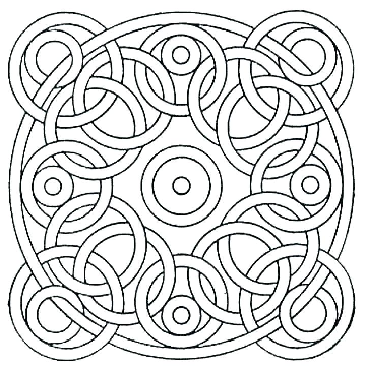 720x730 Mosaic Coloring Pages To Print